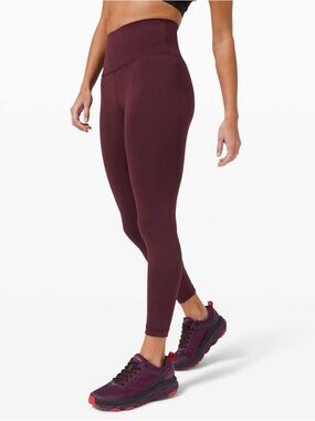 Lululemon Wunder Train High-Rise Tight 25" - Cassis